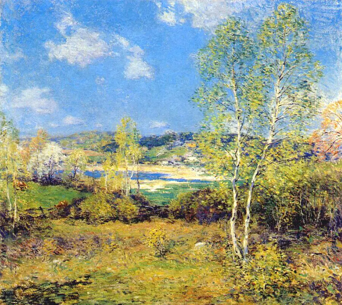 Le temps de mai - Willard Metcalf