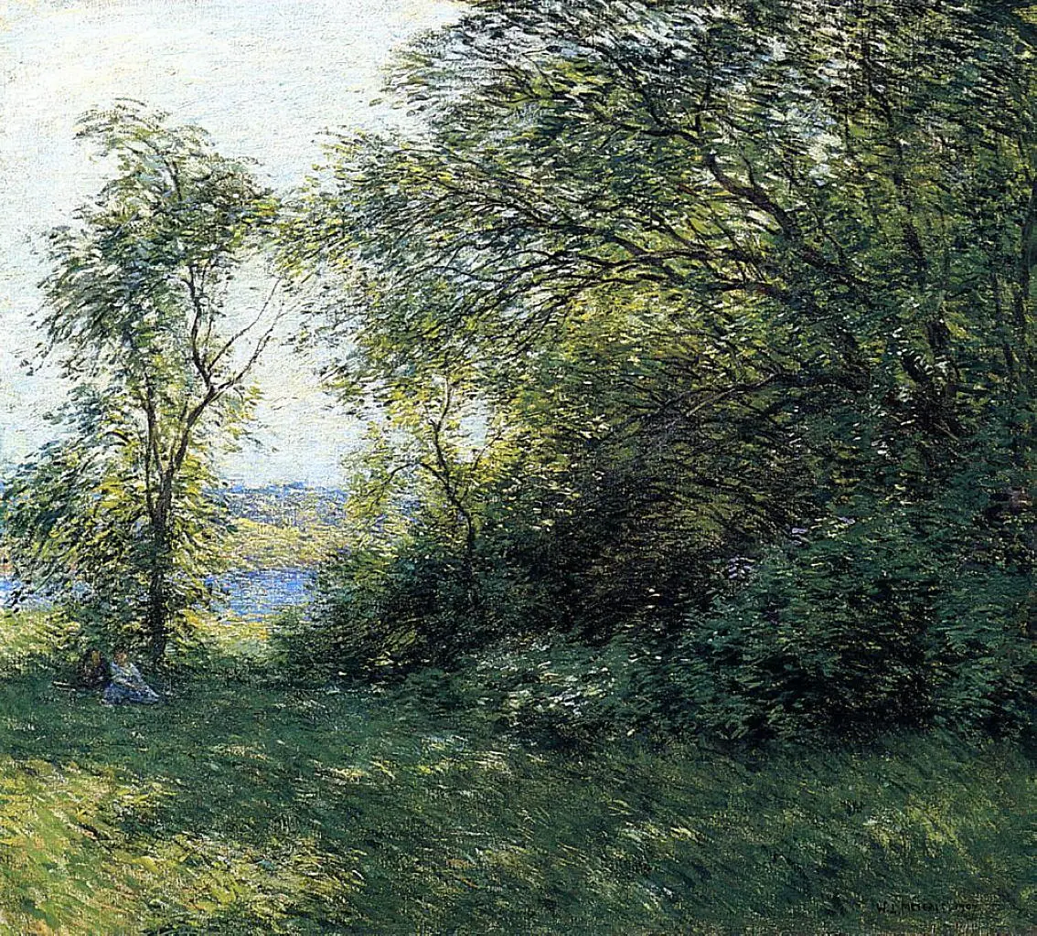 La tonnelle - Willard Metcalf