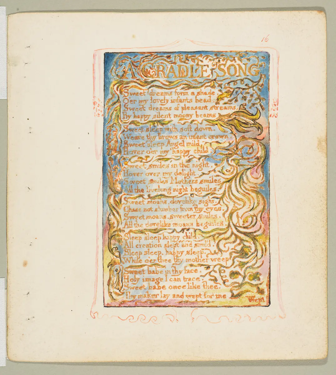 Chanson de berceau - William Blake