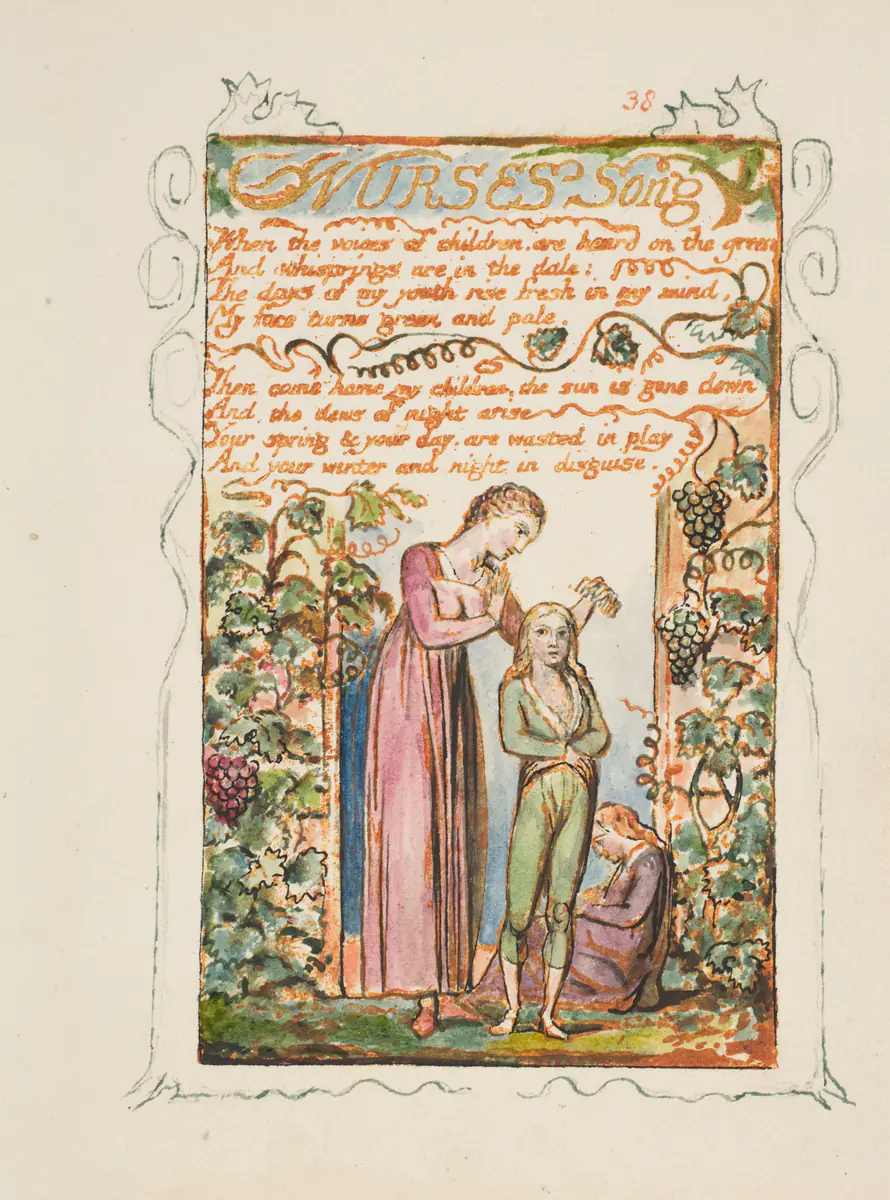 Chanson de la nourrice : expérience - William Blake
