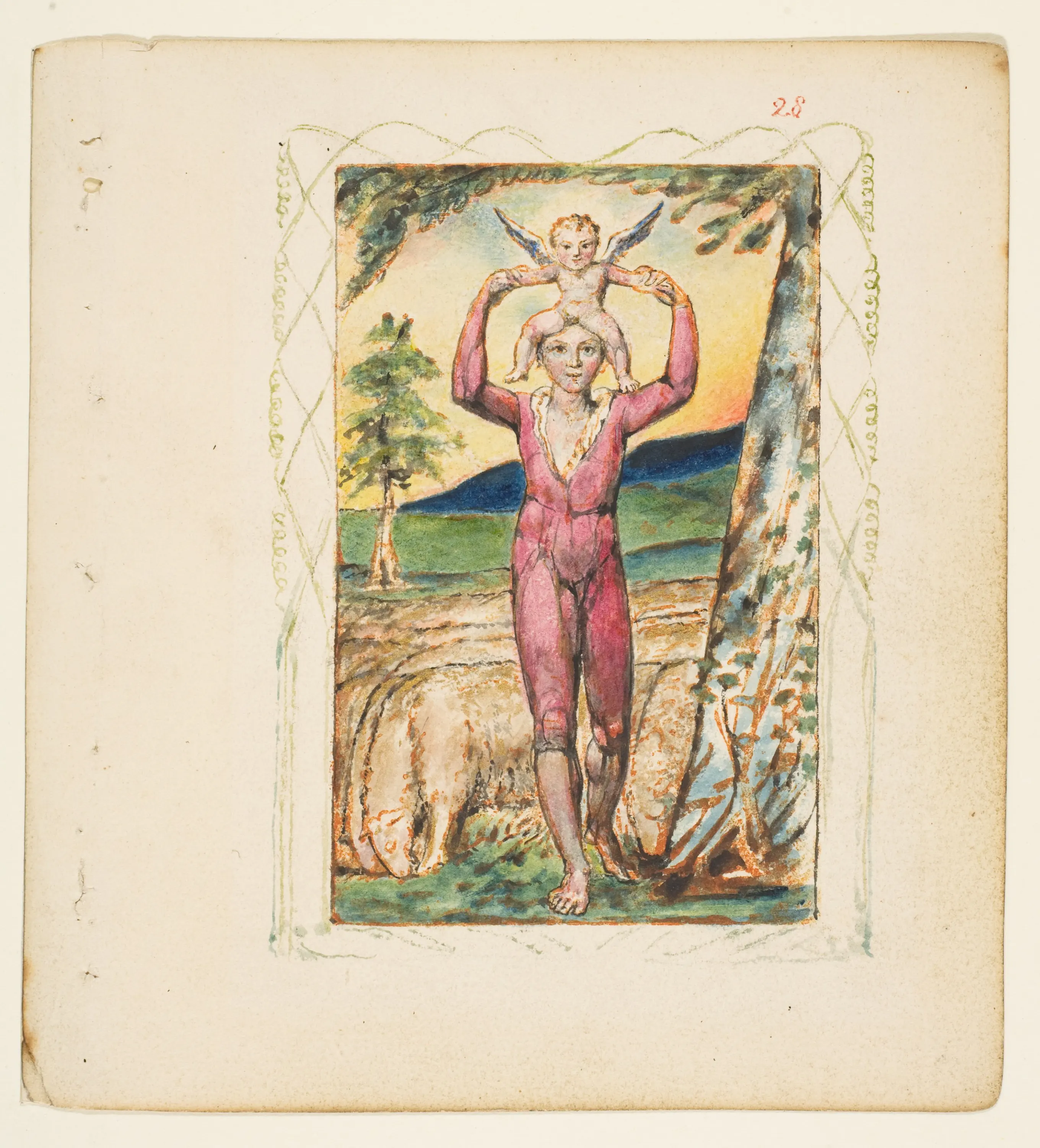 Chants d’expérience : frontispice - William Blake