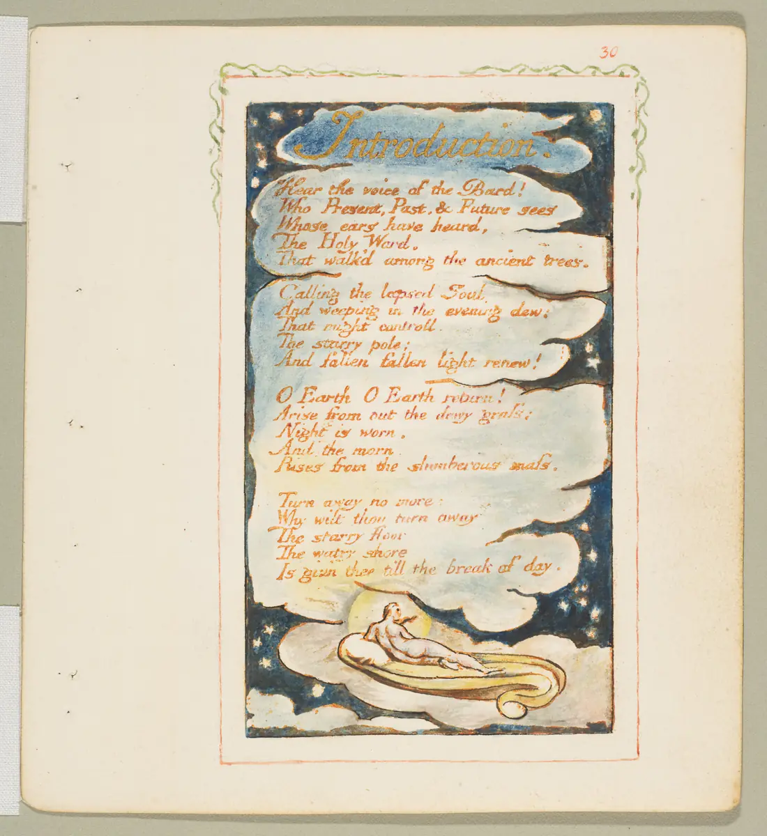 Chants d’expérience : introduction - William Blake