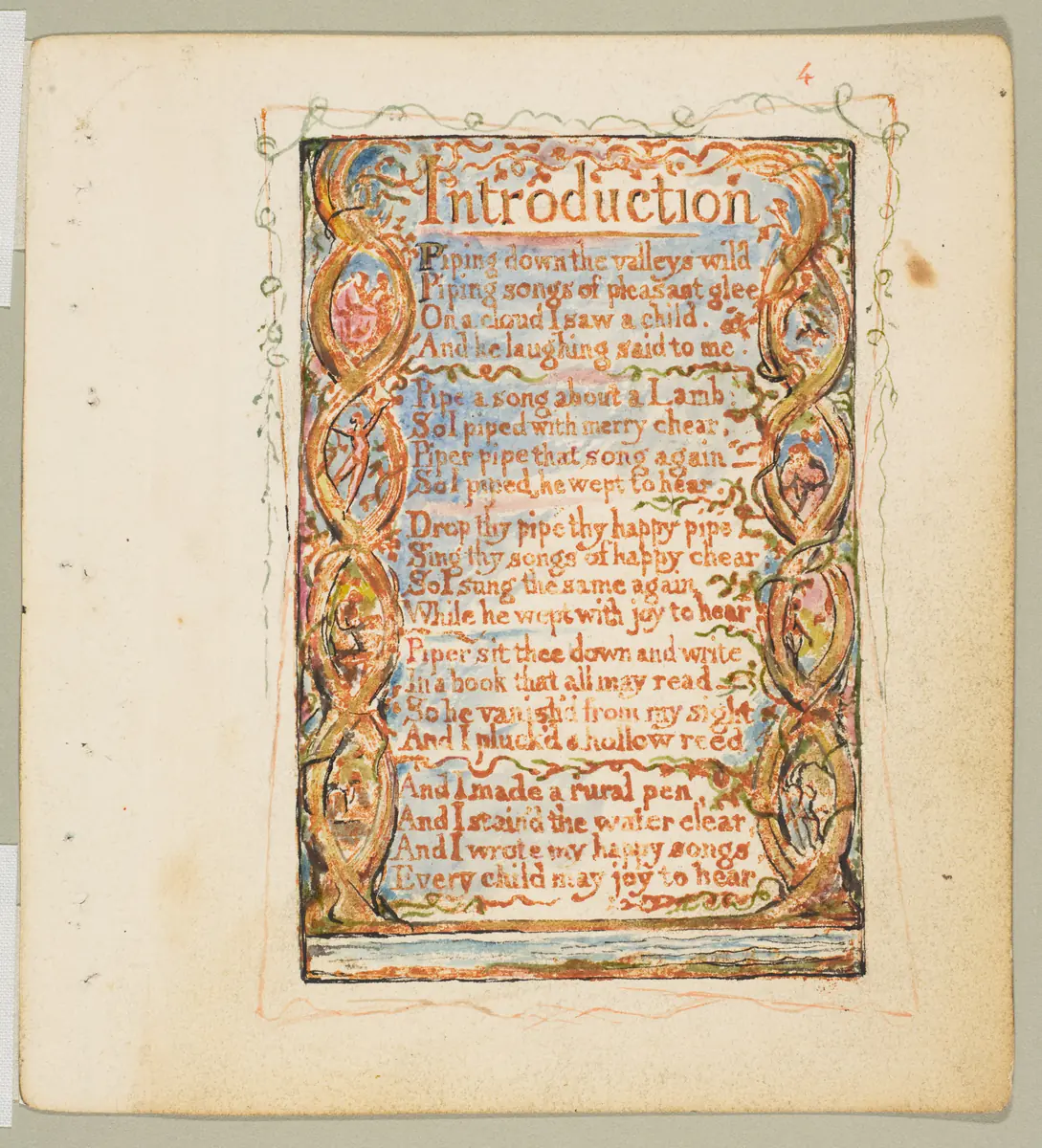 Chants d’innocence : introduction - William Blake