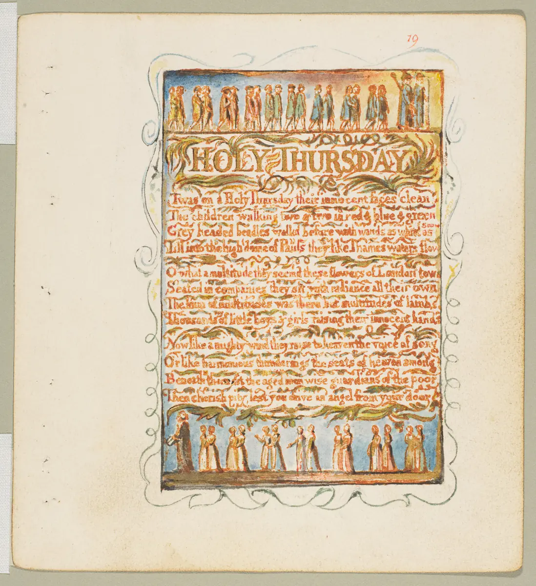 Jeudi saint : innocence - William Blake