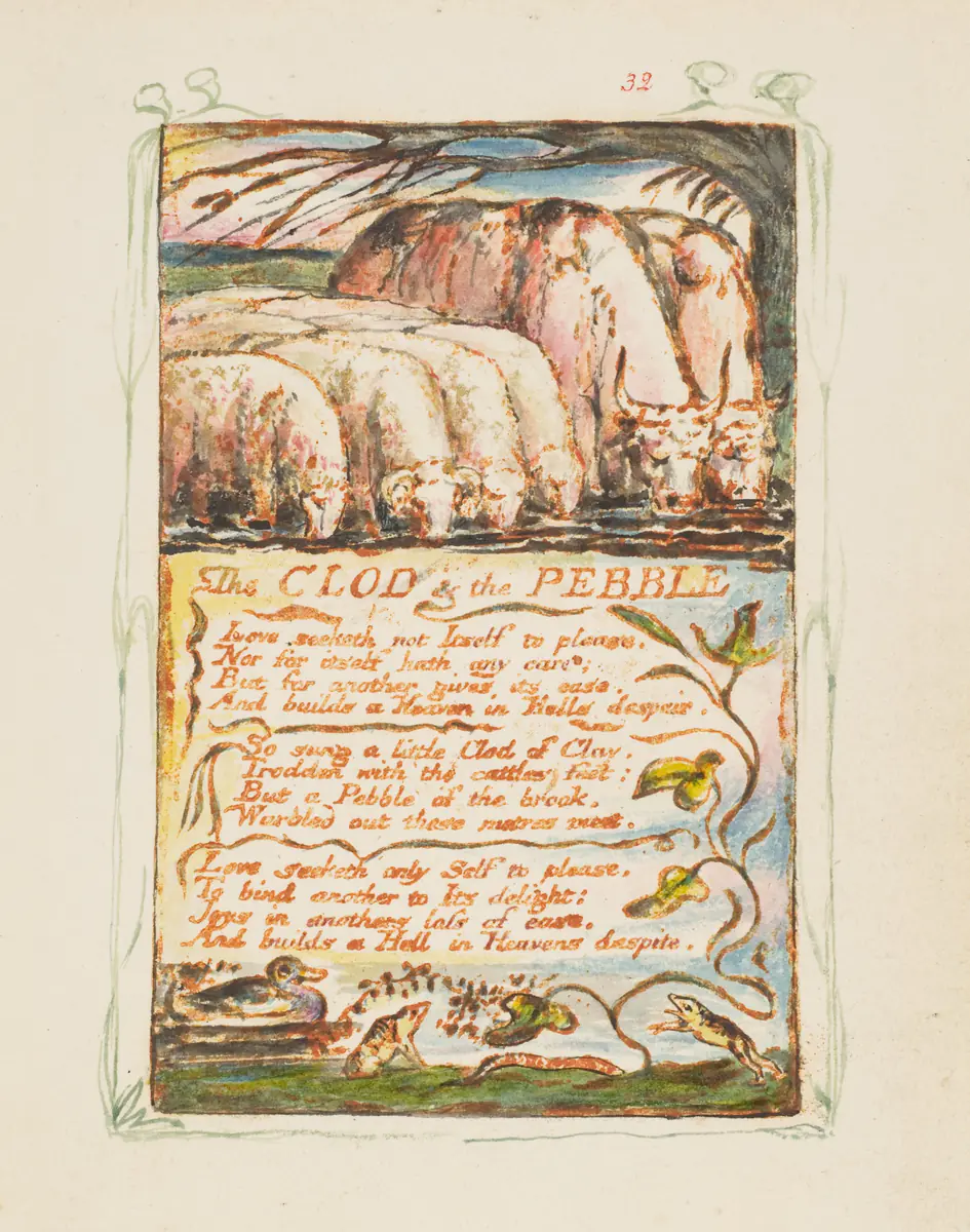 La Motte et le Caillou - William Blake