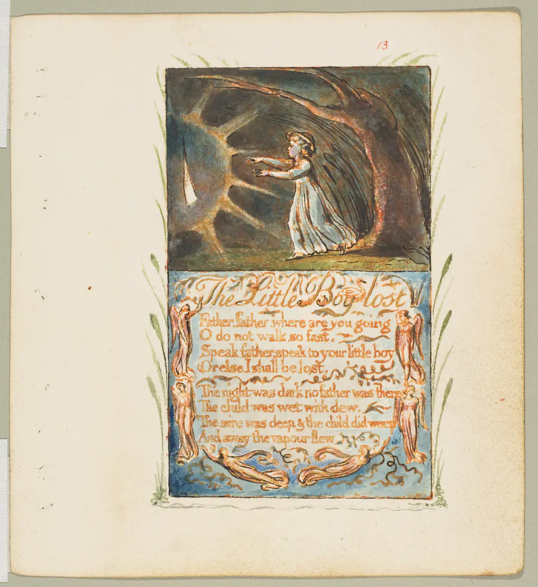 Le Petit Garçon perdu : innocence - William Blake