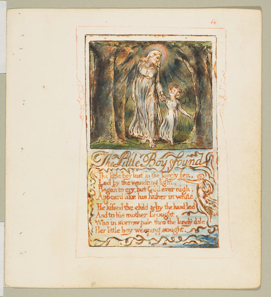 Le Petit Garçon retrouvé - William Blake