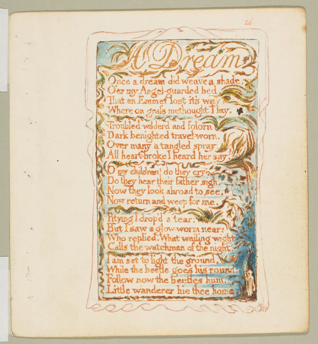 Un rêve - William Blake