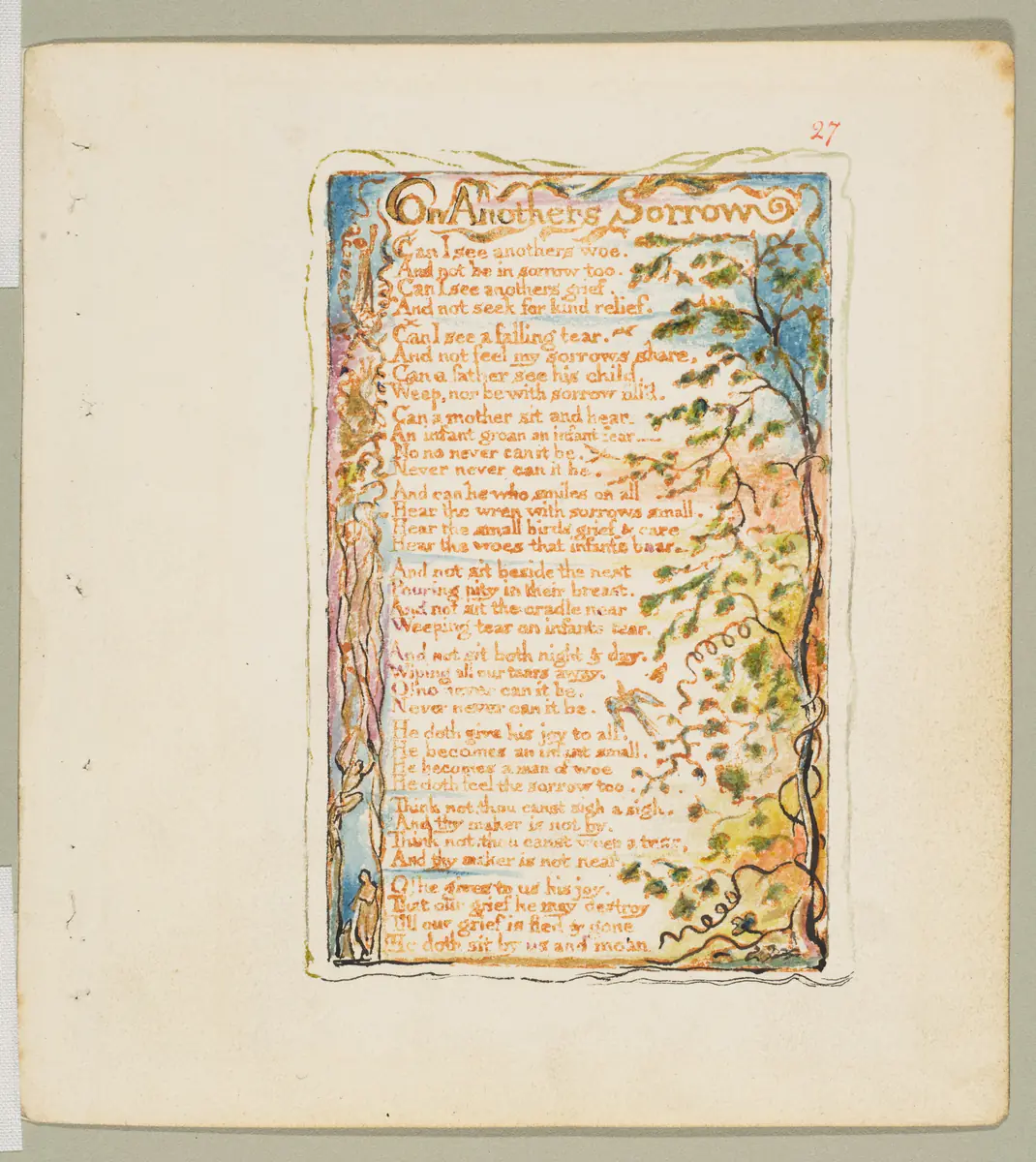 Sur la douleur d’autrui - William Blake