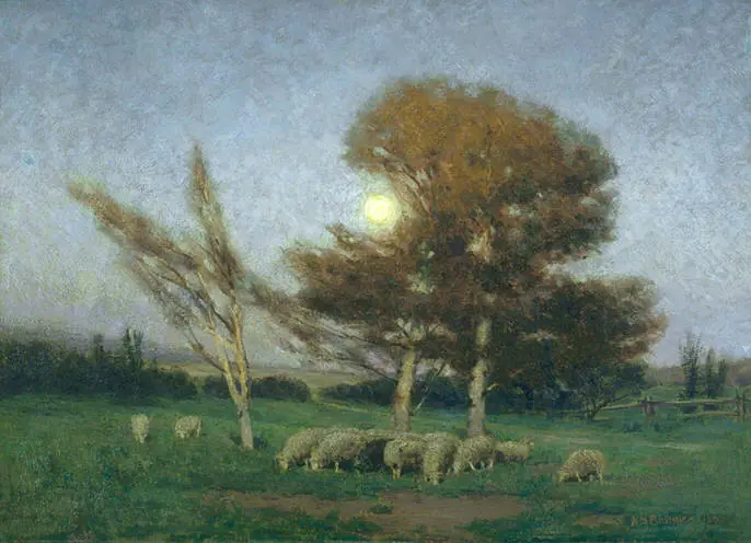 Lever de lune en septembre - William Brymner