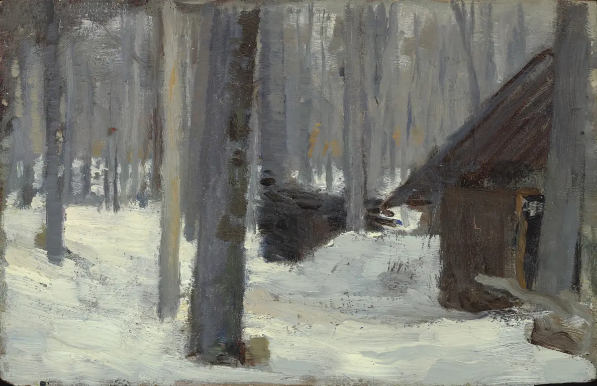 La vieille cabane - William Brymner