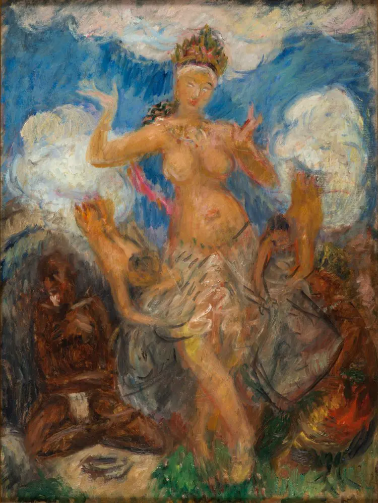 Figure hindoue - William Glackens