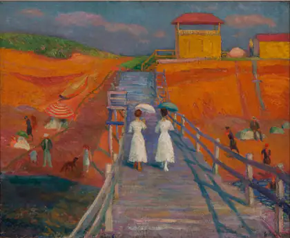 Jetée de Cap Cod - William Glackens