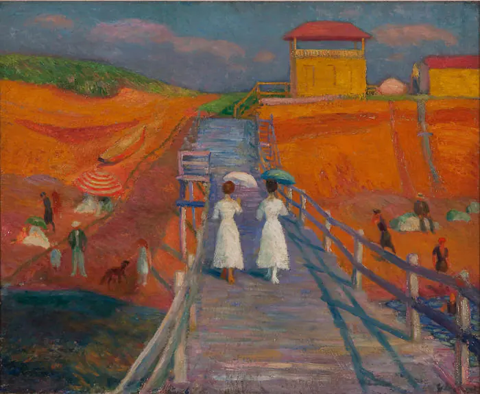 Jetée de Cap Cod - William Glackens