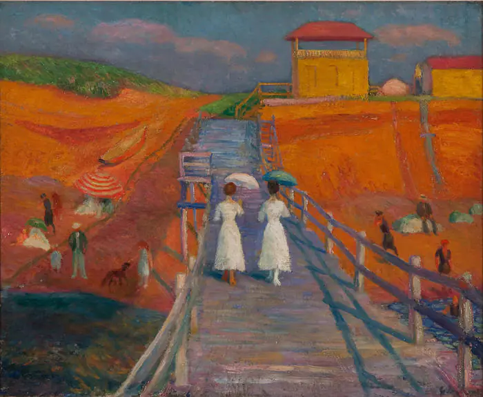 Jetée de Cap Cod - William Glackens