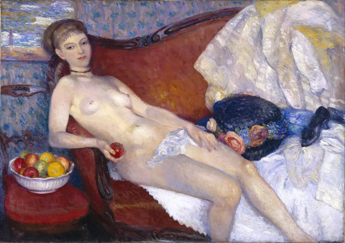 Nu à la pomme - William Glackens