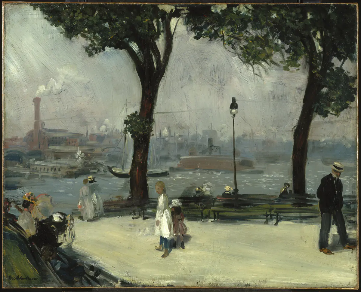 Parc de la rivière Est - William Glackens