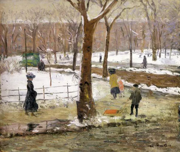 Place Washington - William Glackens