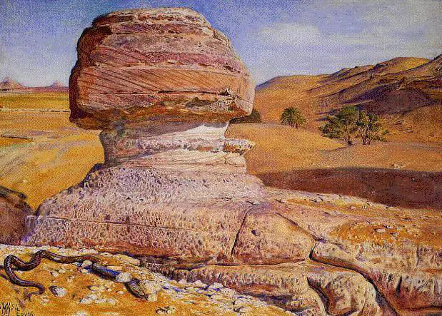 Le Sphinx à Gizeh - William Holman Hunt