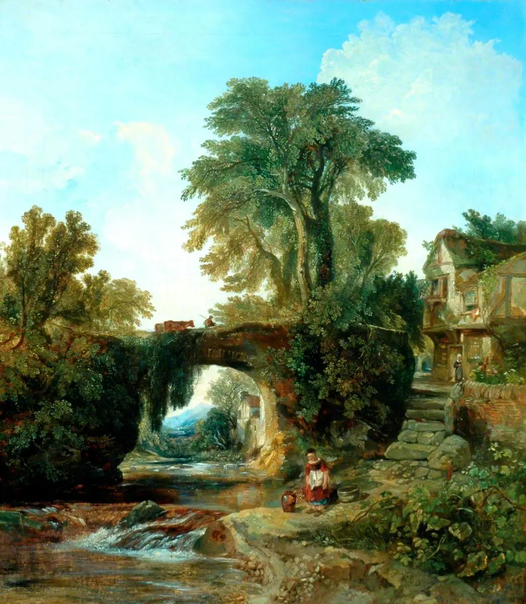 Collecte d'eau - William James Müller