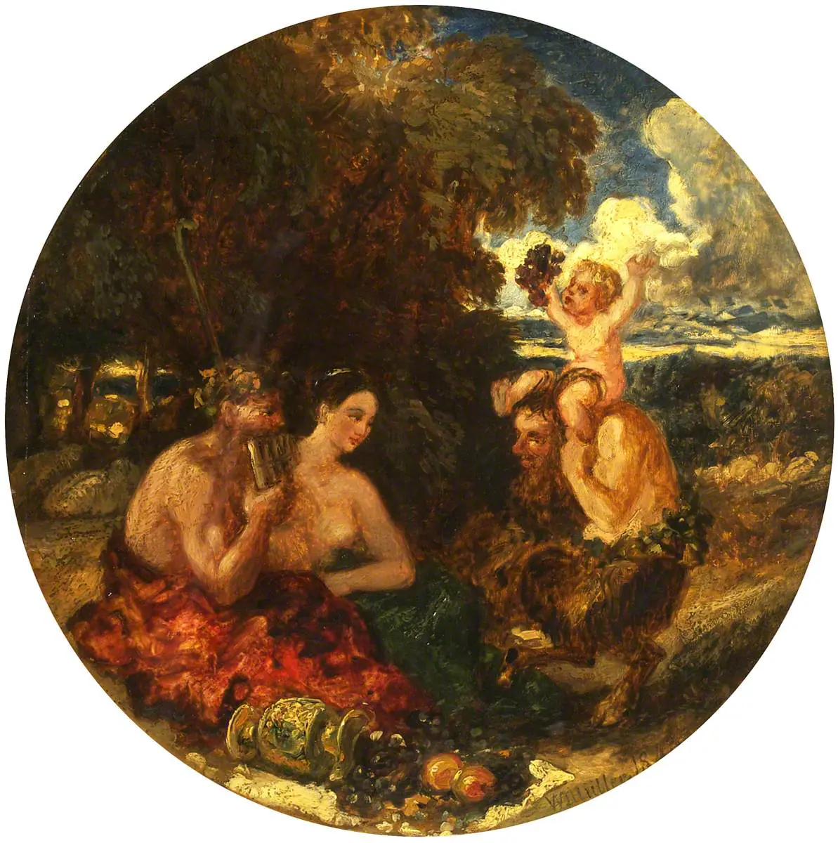 Le Dieu Pan - William James Müller