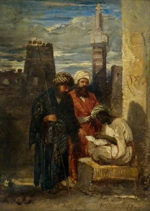 Écrivain oriental - William James Müller