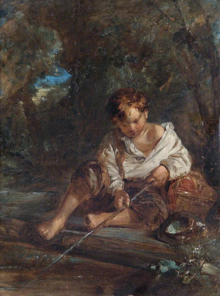 Garçon de pêche - William James Müller