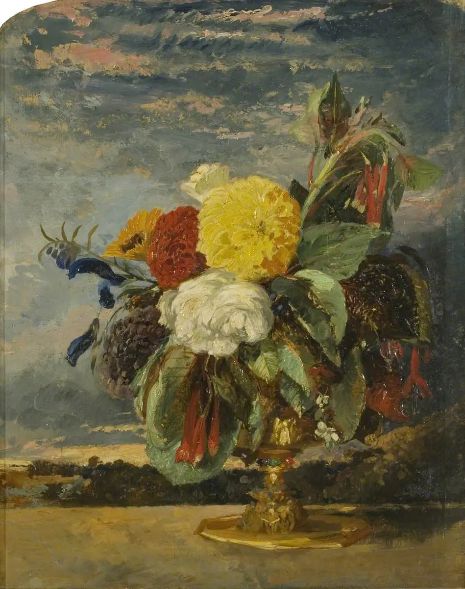 Morceau de fleur - William James Müller