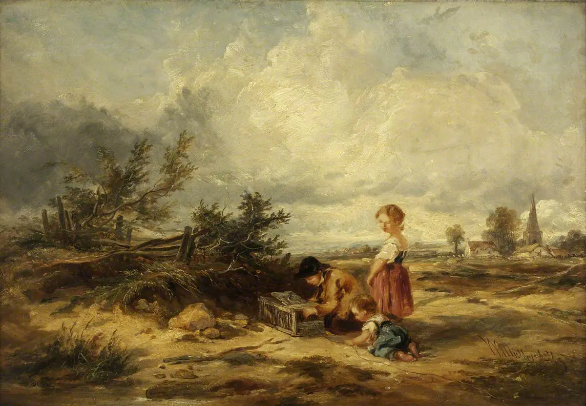 Le piège à oiseaux - William James Müller
