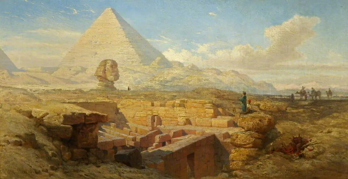 Les Pyramides - William James Müller