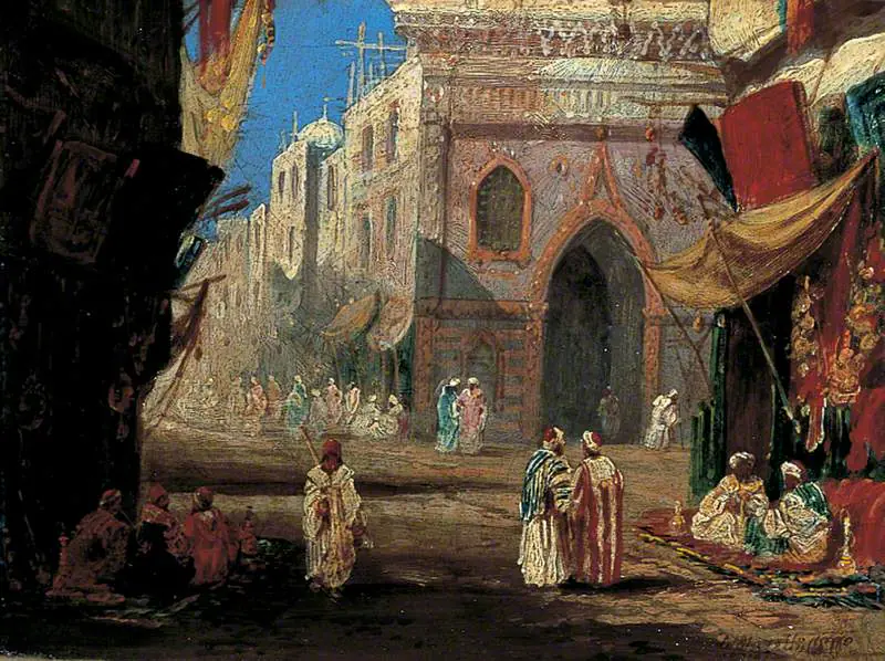 Une rue du Caire, Egypte - William James Müller