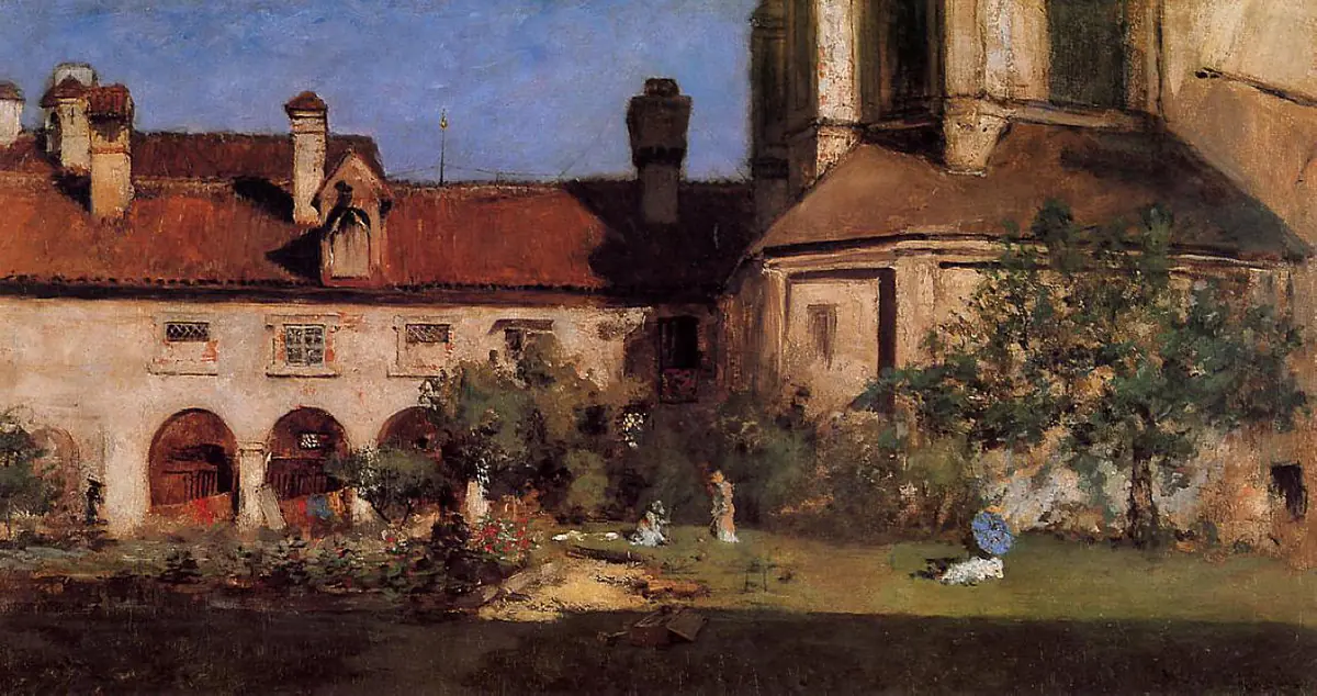 Les Cloîtres - William Merritt Chase