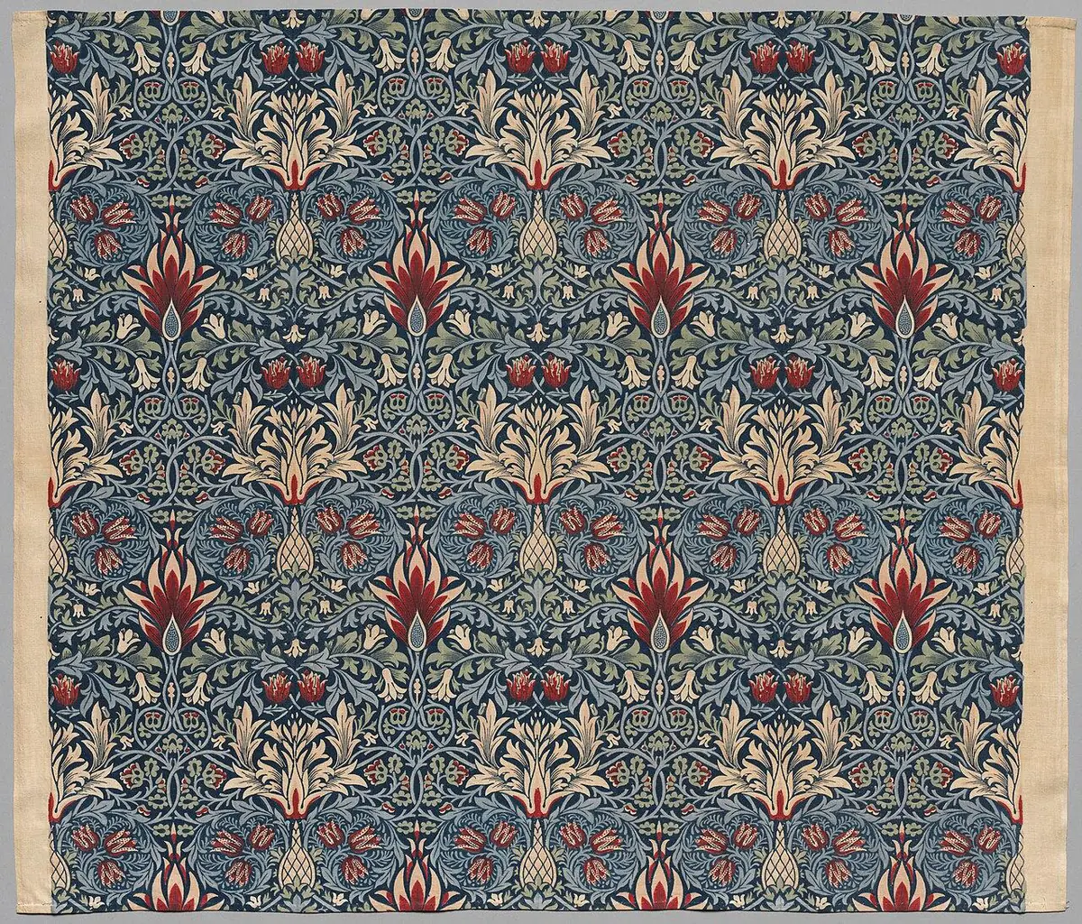 Tête de serpent — Snakeshead - William Morris