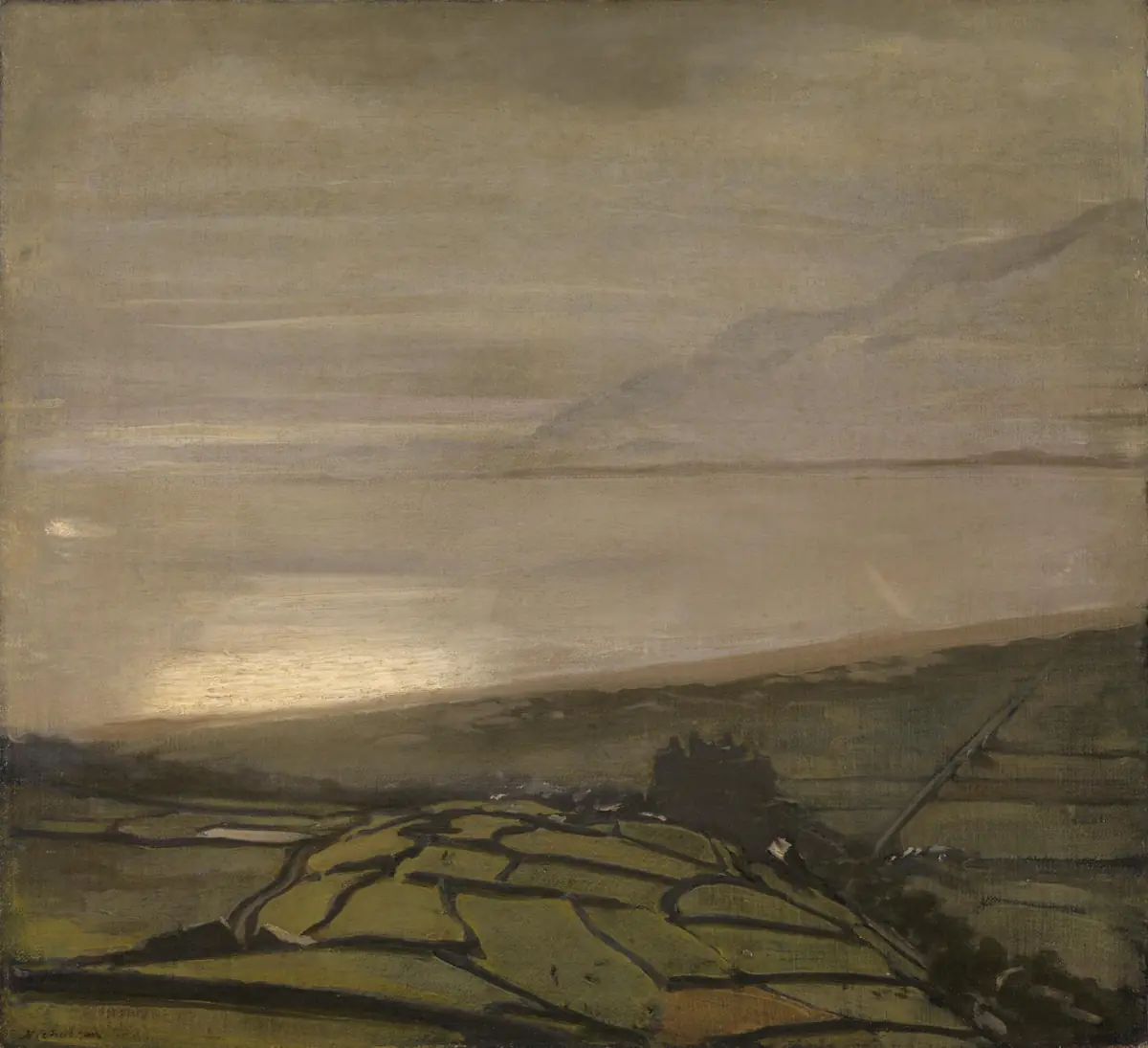 La Colline au-dessus de Harlech - William Nicholson