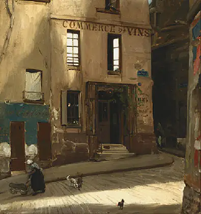 Le Débit de la rue Montaigne - William Nicholson