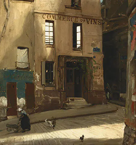 Le Débit de la rue Montaigne - William Nicholson