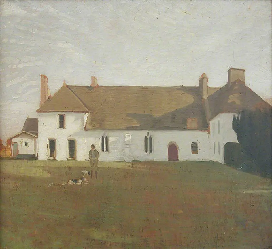 La Maison blanche à Sutton Veny - William Nicholson
