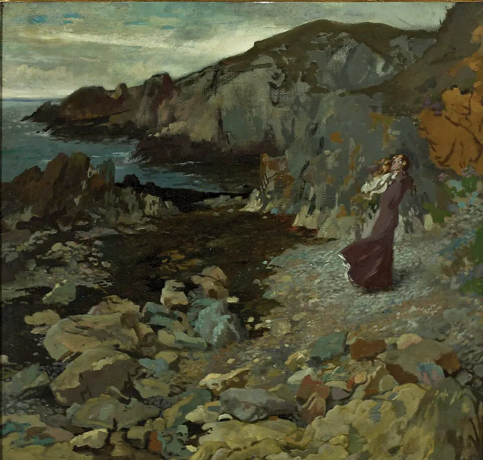 Côte rocheuse à Howth - William Orpen