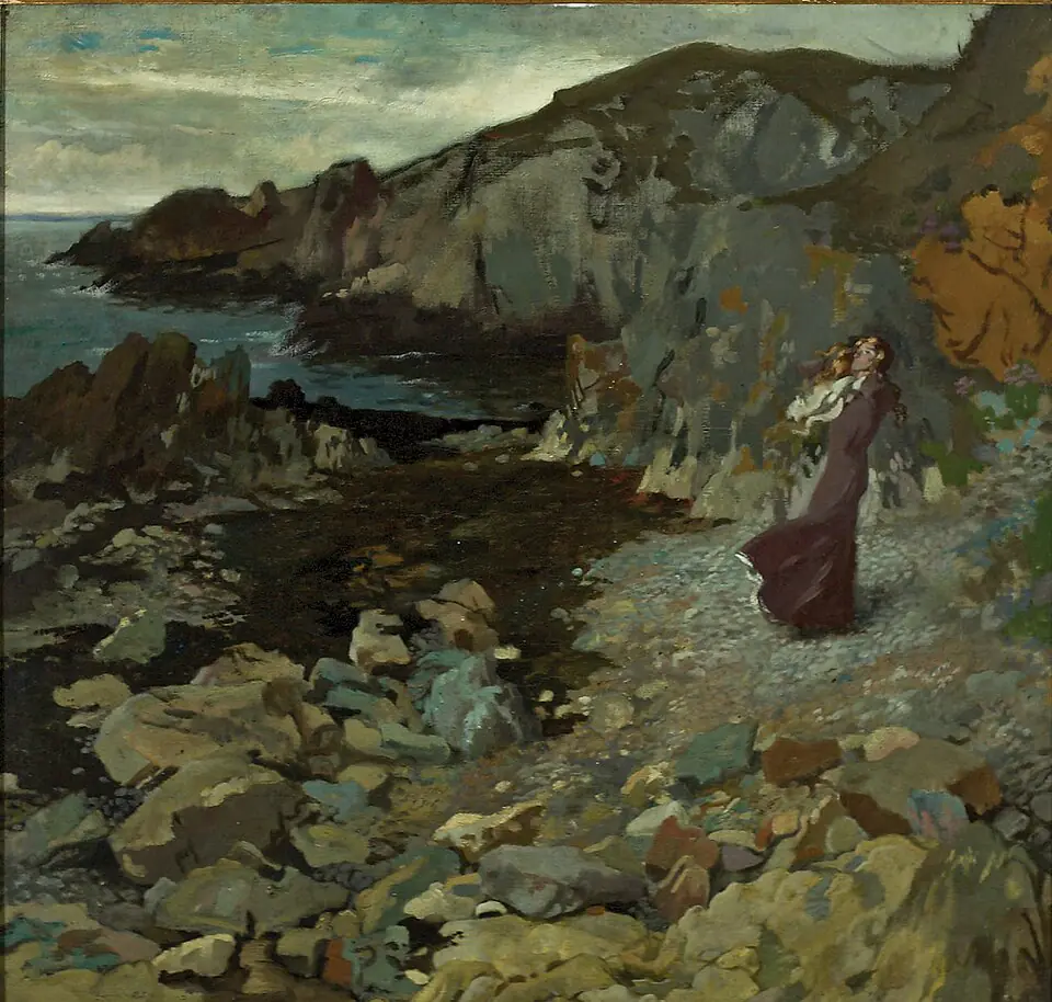 Côte rocheuse à Howth - William Orpen