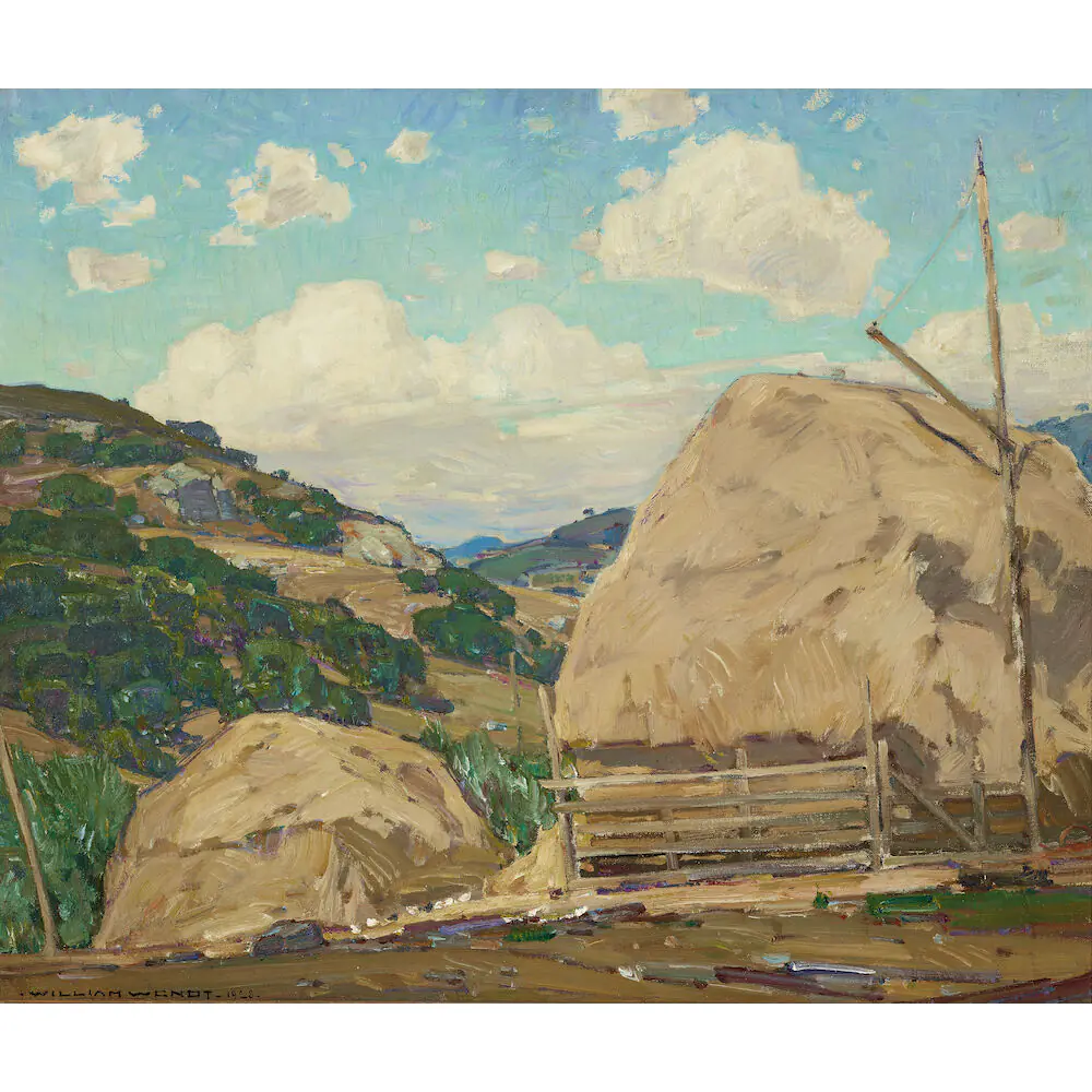Un coin de ferme - William Wendt