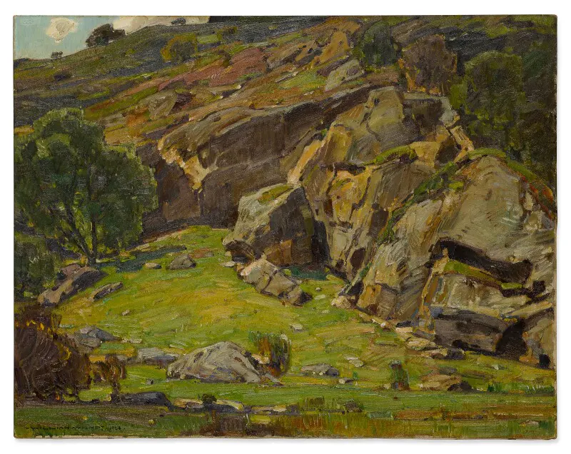 Corniche rocheuse - William Wendt