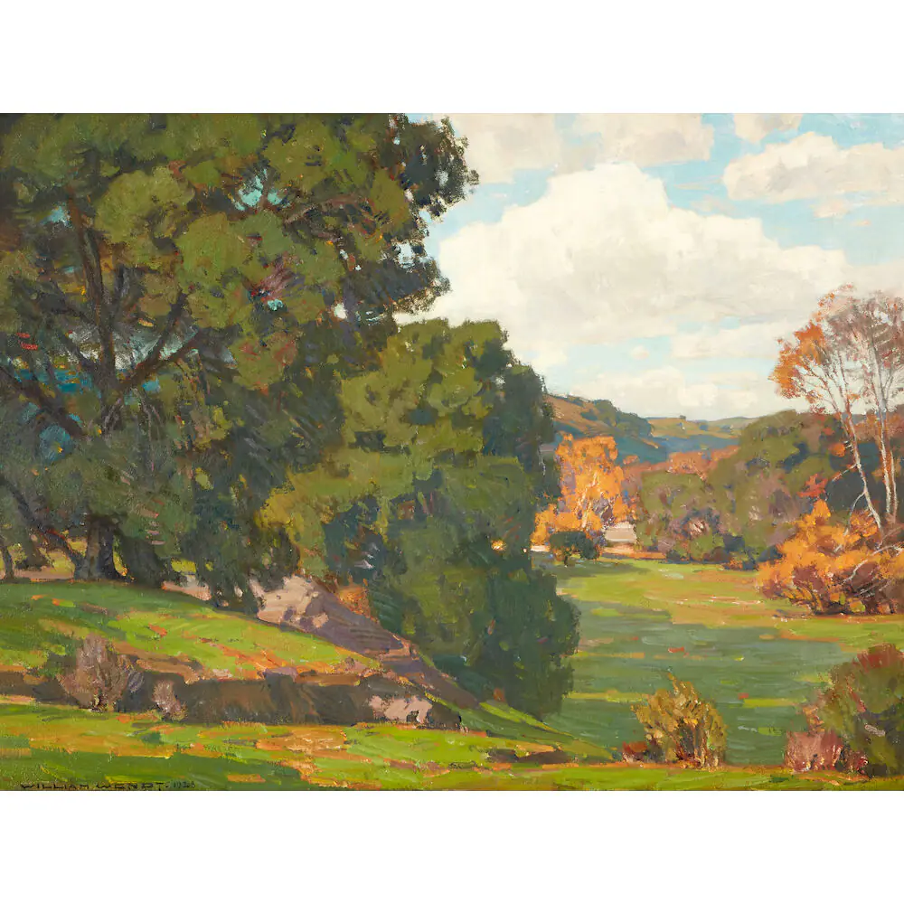 Le long du lit de la rivière - William Wendt