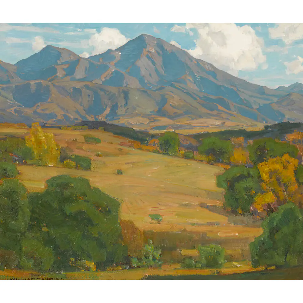La montagne Saddleback - William Wendt
