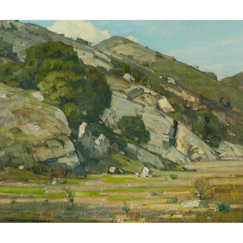 Pente pierreuse - William Wendt