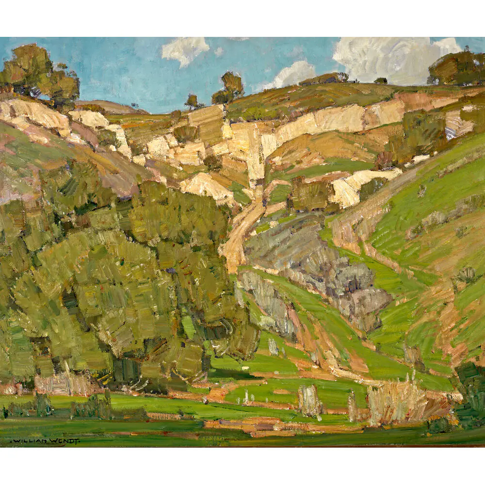 Le sentier montant - William Wendt