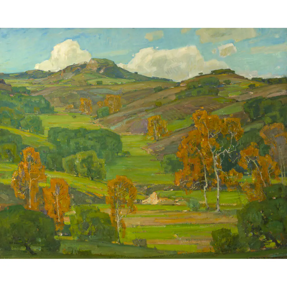 Sycomores d’automne - William Wendt