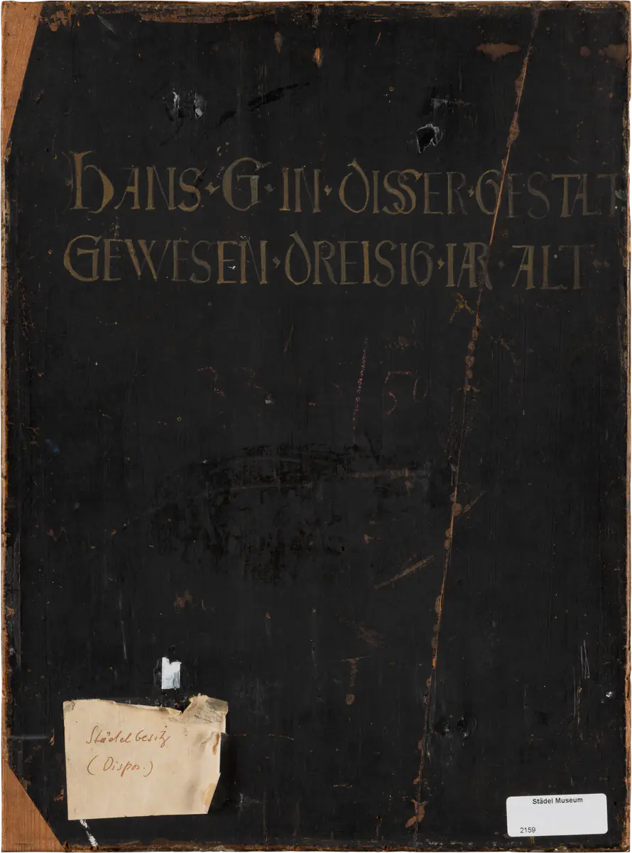 Portrait de Hans Geyger (revers) - Wolf Traut